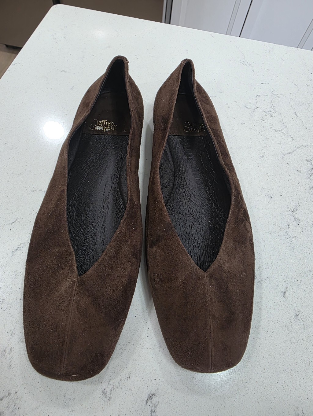Jeffrey Campbell Fathom Brown Suede Ballet Flats Sz 5.5 — image 2 of 7